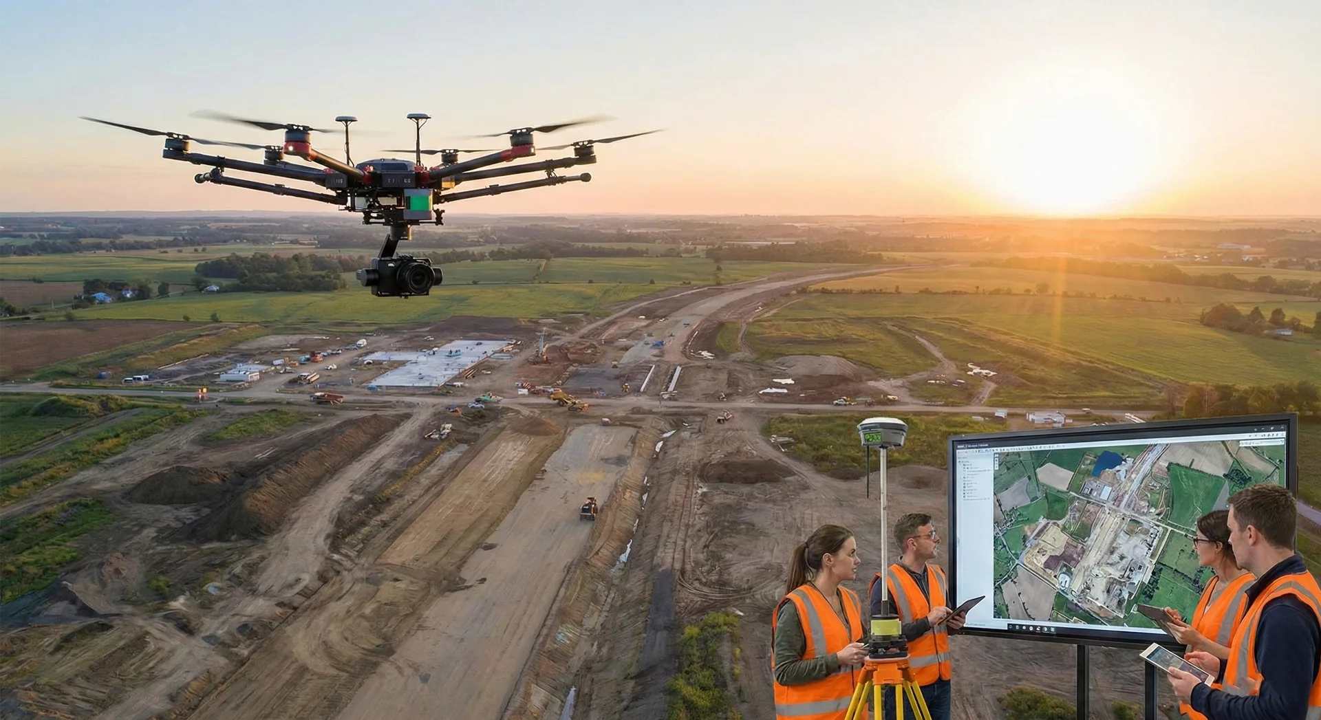 Site Surveying – Aerial viewing